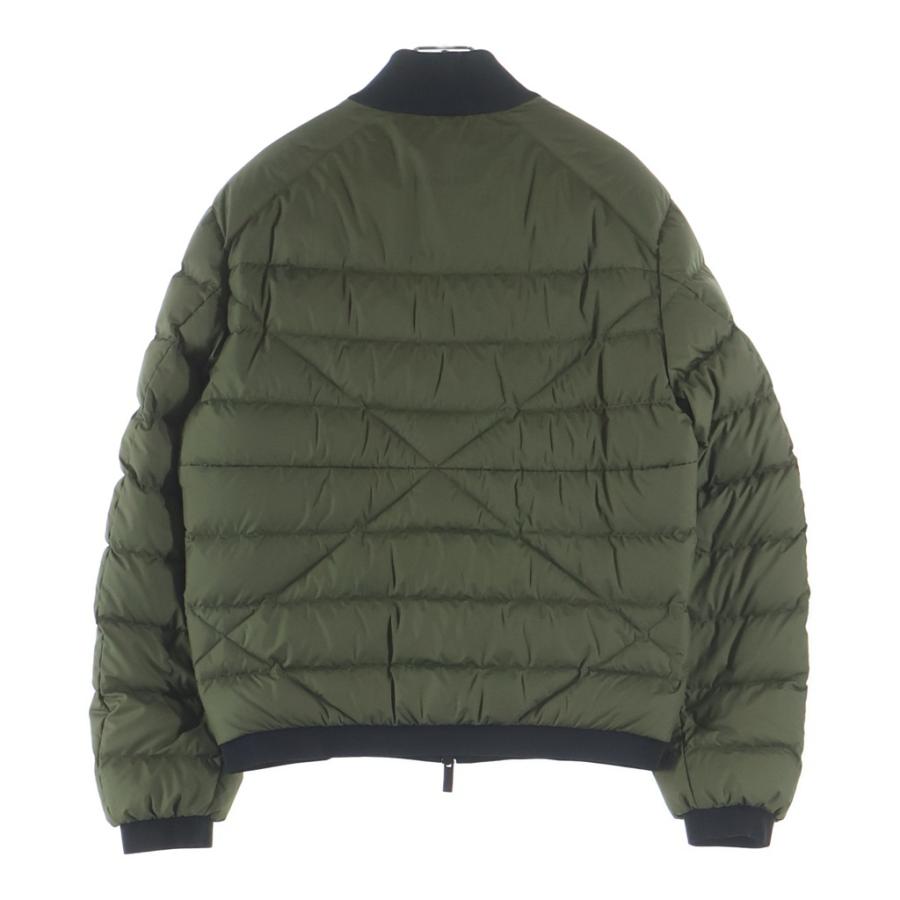 MONCLER モンクレール 23AW OISE DOWN JACKET アームロゴワッペン ジップアップ ダウンジャケット ブルゾン グリーン I20911A00043 596IUの画像