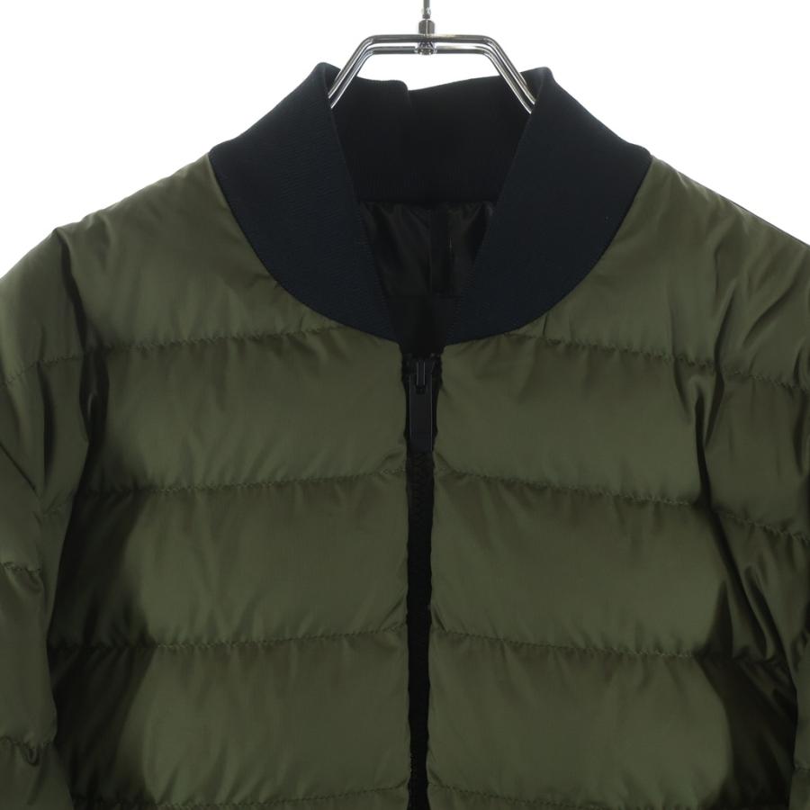 MONCLER モンクレール 23AW OISE DOWN JACKET アームロゴワッペン ジップアップ ダウンジャケット ブルゾン グリーン I20911A00043 596IUの画像