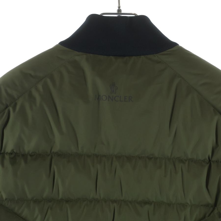 MONCLER モンクレール 23AW OISE DOWN JACKET アームロゴワッペン ジップアップ ダウンジャケット ブルゾン グリーン I20911A00043 596IUの画像