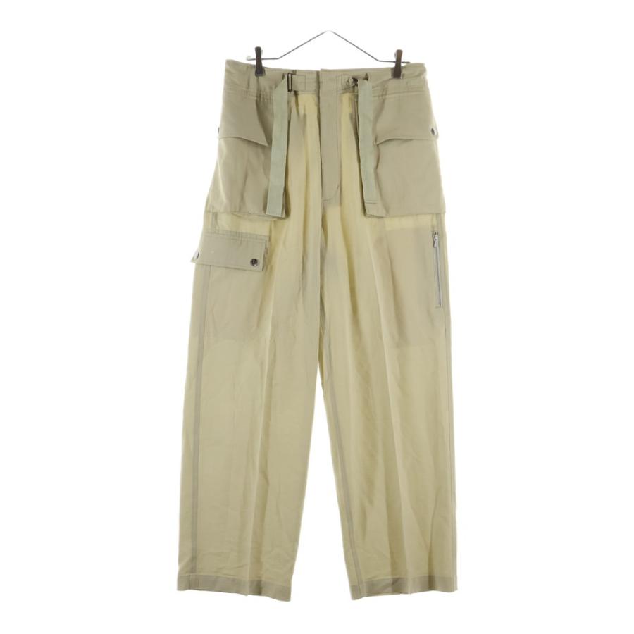 【新品】AURALEE WOOL VIYELLA CARGO PANTS 4 AURALEE（オーラリー） 25SS LIGHT COTTON WOOL VIYELLA CARGO PANTS