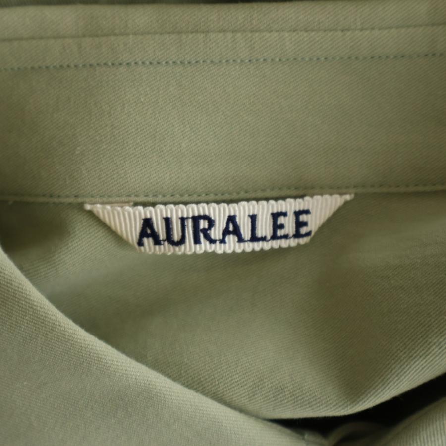 AURALEE（オーラリー） 24SS HARD TWIST COTTON SILK VIYELLA SHIRT