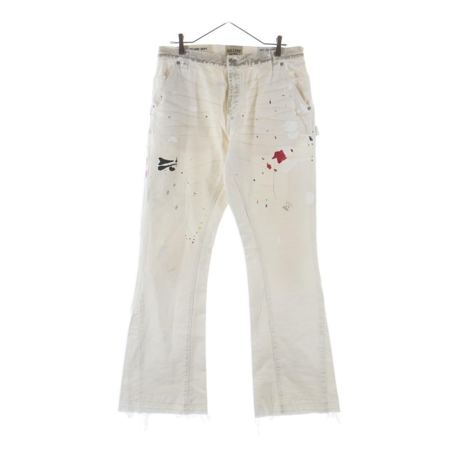 GALLERY DEPT. ギャラリーデプト 24SS LE BAR DE MUSIC FLARE レ バー デ ミュージック フレアパンツ ホワイト GALLERY DEPT. ギャラリーデプト 24SS LE BAR DE MUSIC FLARE レ バー