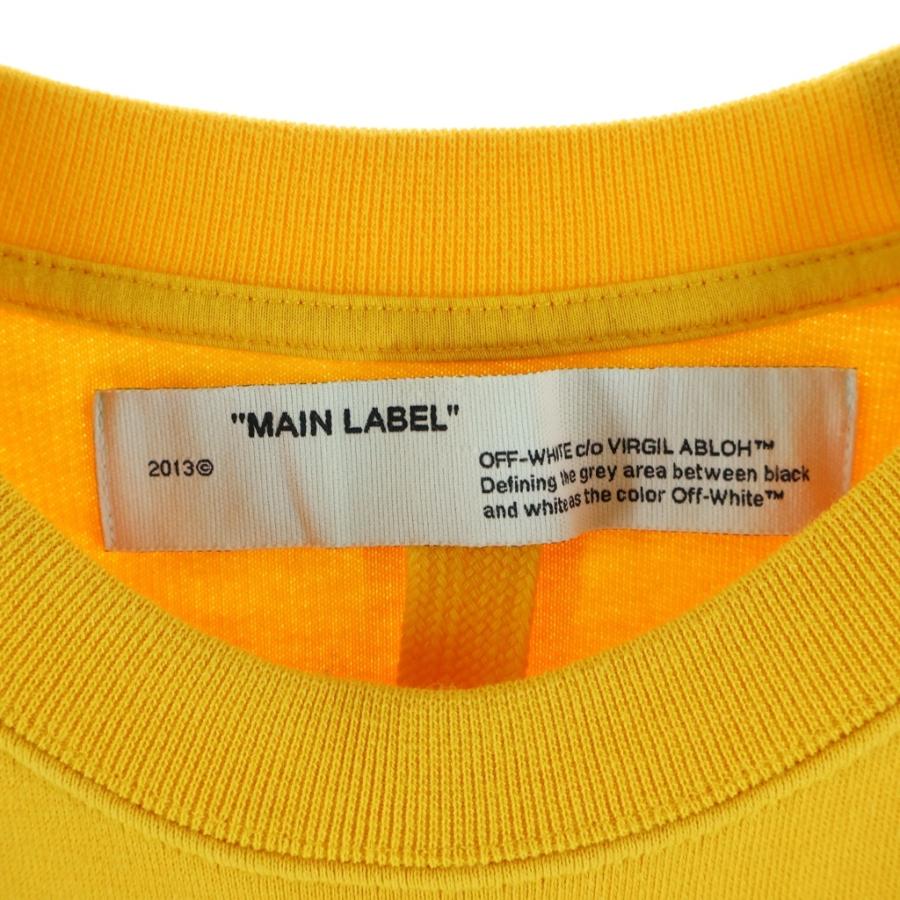 オフホワイト 19AW Industrial Y013 Incomp Crewneck バック切替刺繍