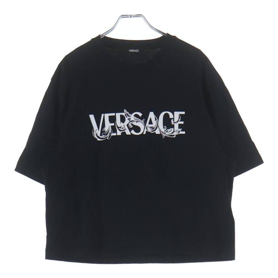VERSACE（ヴェルサーチェ） ヴェルサーチ フロントロゴプリント クルー