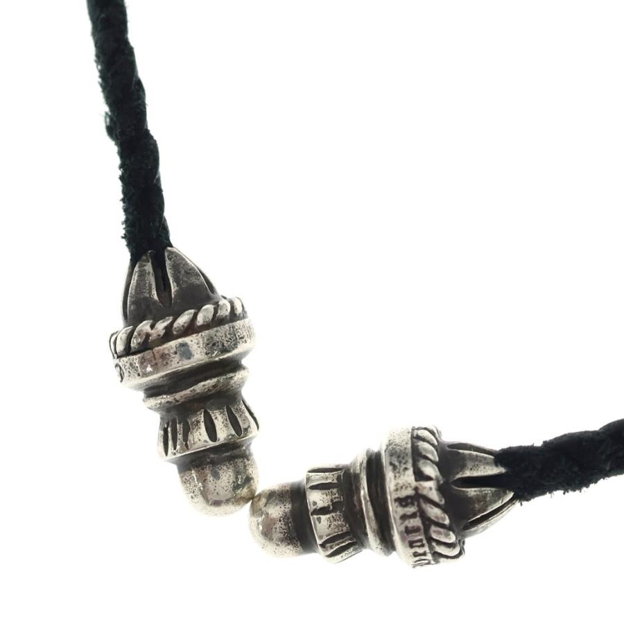 CHROME HEARTS クロムハーツ レザー ブレードボロチップ クロムハーツタイニーレザーブレードスモールスクロールボロチップ アクセサリー