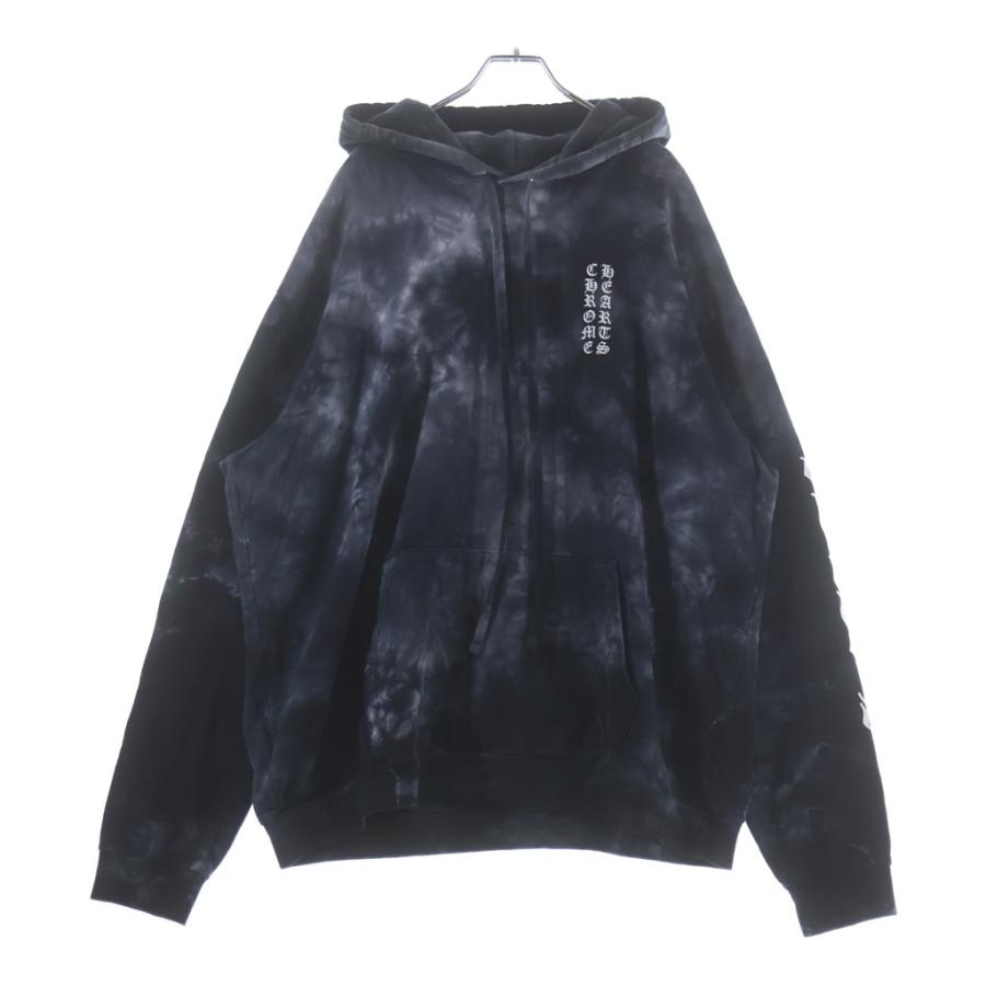 CHROME HEARTS（クロムハーツ） HORSESHOE HOODIE BLACK TIE DIE