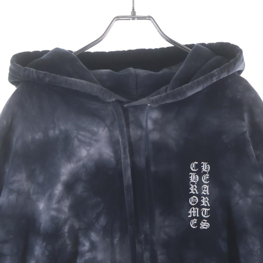 CHROME HEARTS（クロムハーツ） HORSESHOE HOODIE BLACK TIE DIE