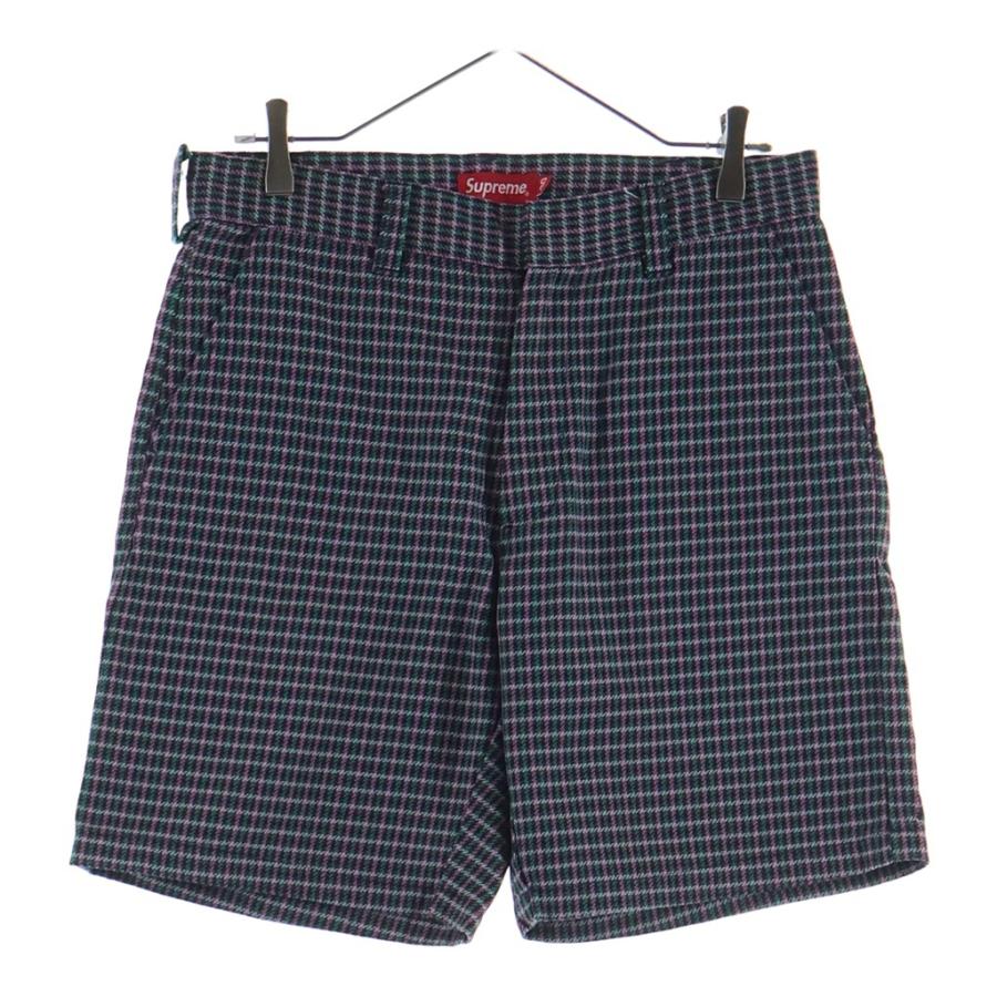 Supreme（シュプリーム） 18SS Work Shorts Purple Plaid ワーク