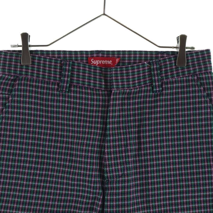 Supreme（シュプリーム） 18SS Work Shorts Purple Plaid ワーク