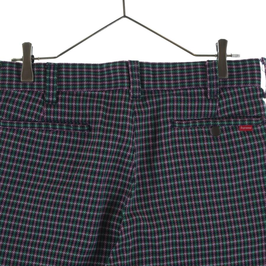 Supreme（シュプリーム） 18SS Work Shorts Purple Plaid ワーク