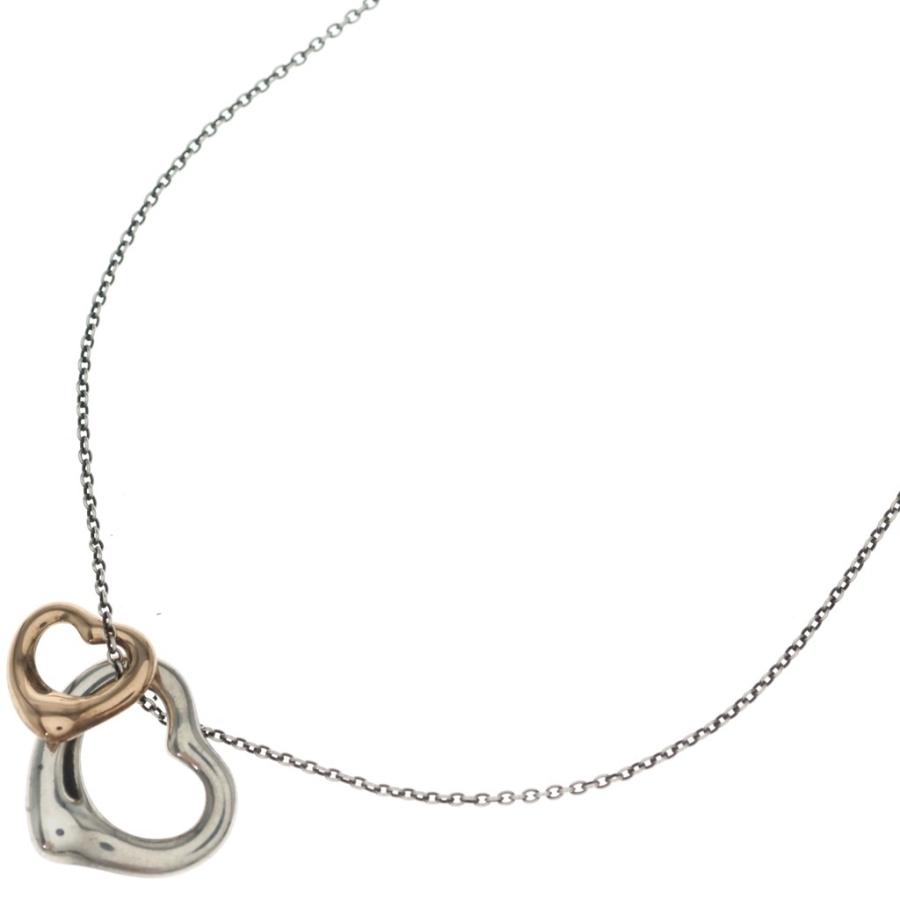 美品　TIFFANY & Co. ダブルオープンハートネックレス TIFFANY&Co.（ティファニー） TIFFANY & Co. ダブルオープンハート