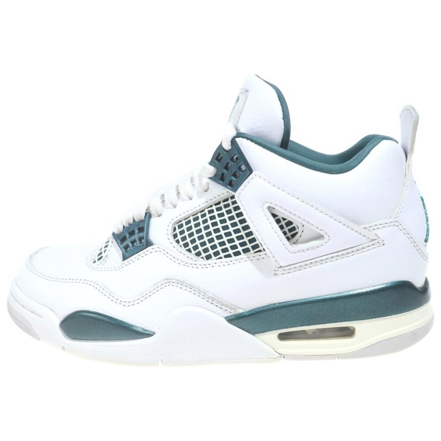 NIKE ナイキ AIR JORDAN 4 RETRO OXIDIZED GREEN エアジョーダン 4 レトロ オキシード ミッドカットスニーカー ホワイト/グリーン US7.5/25.5cm FQ8138-103 NIKE（ナイキ） AIR JORDAN 4 RETRO OXIDIZED GREEN エアジョーダン 4