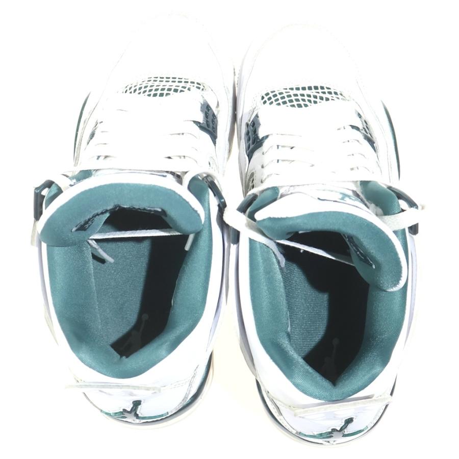 NIKE ナイキ AIR JORDAN 4 RETRO OXIDIZED GREEN エアジョーダン 4 レトロ オキシード ミッドカットスニーカー ホワイト/グリーン US7.5/25.5cm FQ8138-103 NIKE（ナイキ） AIR JORDAN 4 RETRO OXIDIZED GREEN エアジョーダン 4