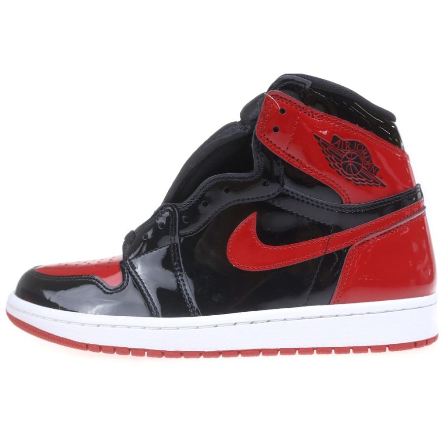 NIKE（ナイキ） AIR JORDAN 1 RETRO HIGH OG BRED PATENT エア 