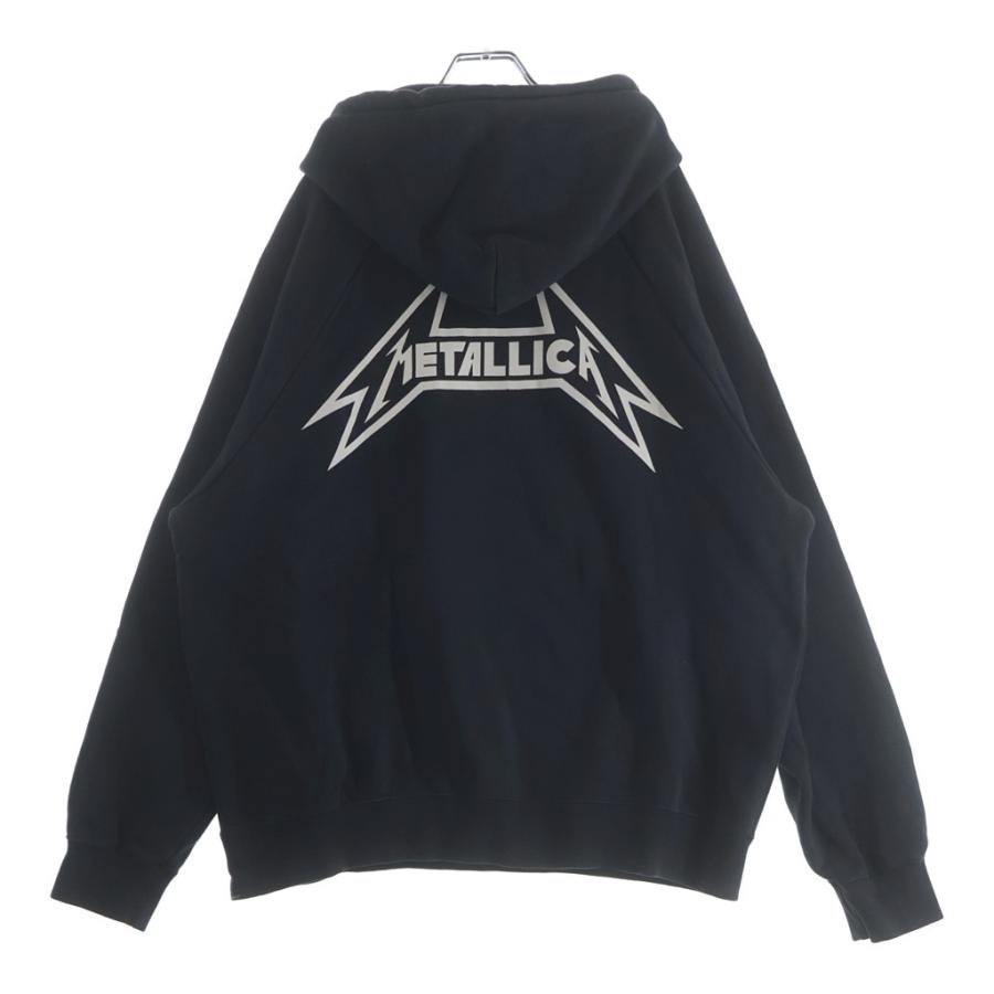 フィアオブゴッド COLLECTION TWO 16-17 METALLICA HOODIE メタリカ バックプリント プルオーバースウェットパーカー フーディー ブラック