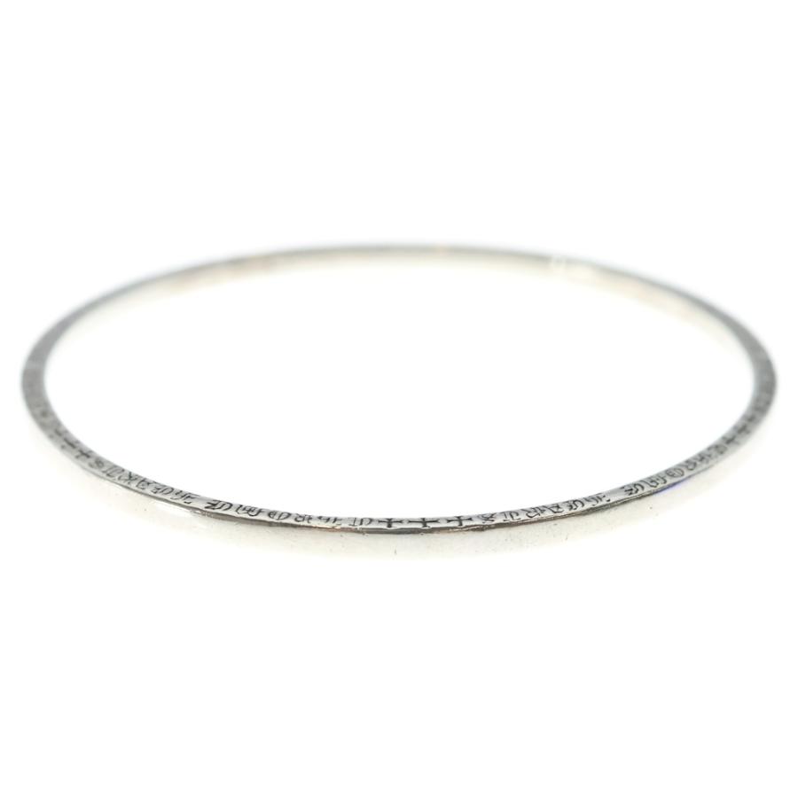 クロムハーツ  BANGLE NTFL/NTFL シルバーバングル メンズ CHROME HEARTS（クロムハーツ） BANGLE NTFL NTFLバングル