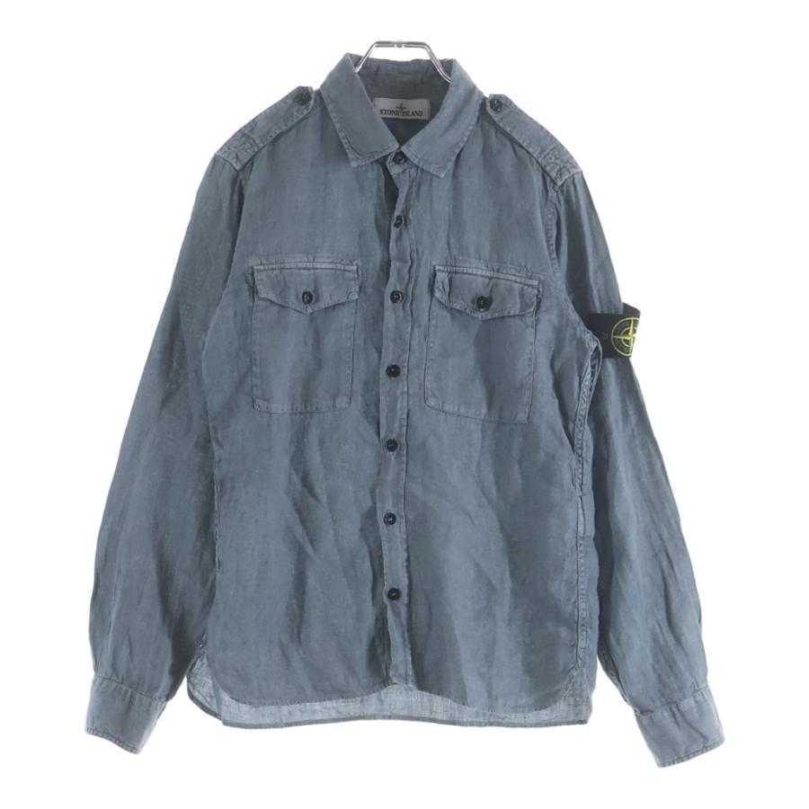 STONE ISLAND（ストーン アイランド） 15SS Linen Buttoned Shirt
