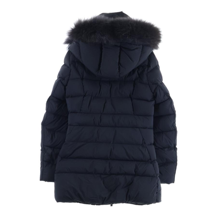 定価11万タトラス　セラミカ　ダウンコート　ファ　ブラック　Lー TATRAS（タトラス） 20AW CERAMICA セラミカ ファーフーデッドダウン