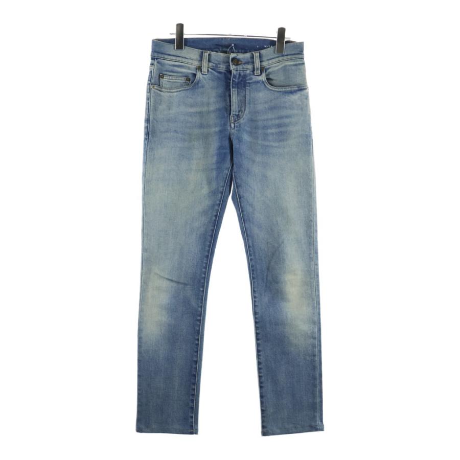 サンローランパリ 17SS エディ期 ヴィンテージ加工 ストレッチデニム