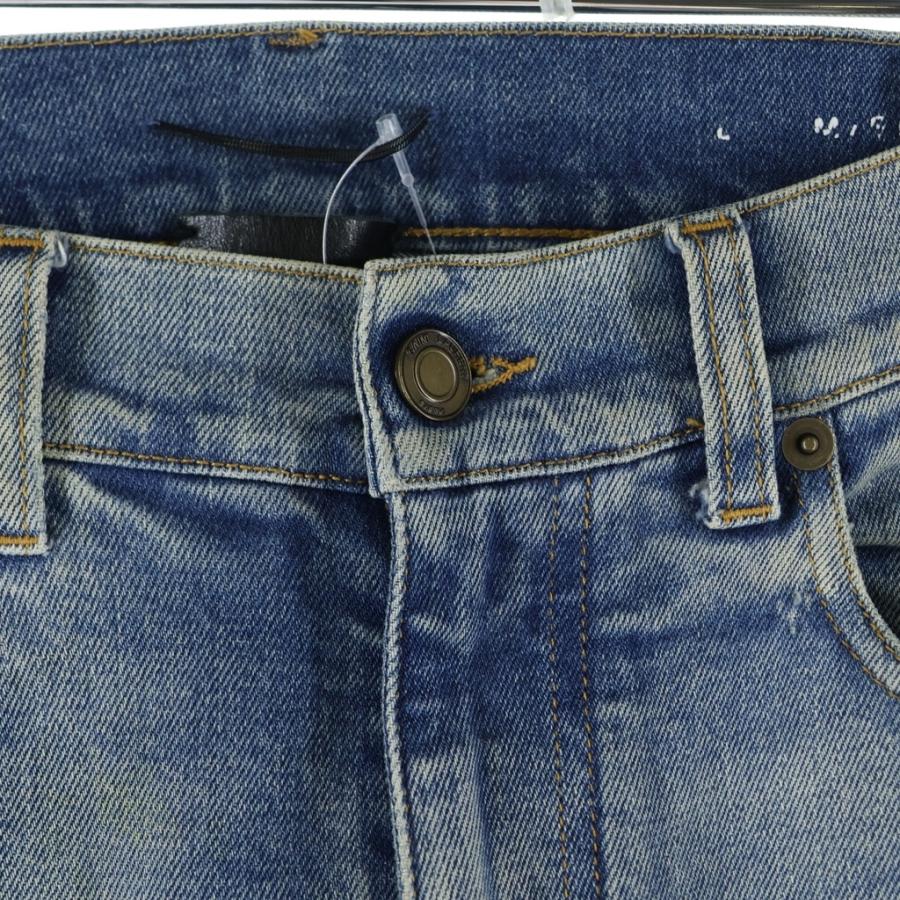 サンローランパリ 17SS エディ期 ヴィンテージ加工 ストレッチデニム