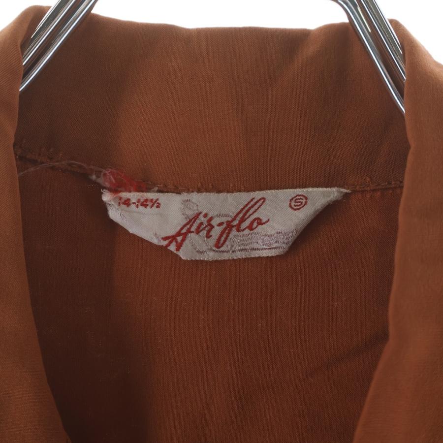 VINTAGE ヴィンテージ 60S VINTAGE AIR-FLO S/S BOWLING SHIRT ヴィンテージ 半袖レーヨン ボーリングシャツ オレンジ VINTAGE ヴィンテージ 60S AIR-FLO S/S BOWLING SHIRT 半袖レーヨン