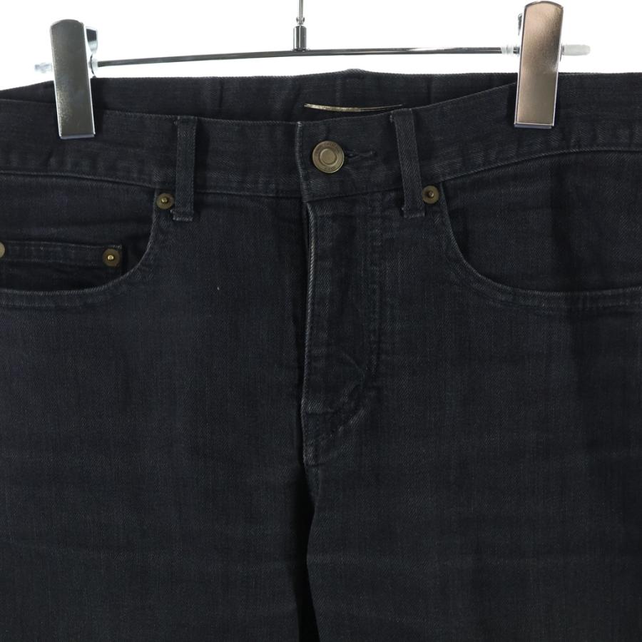 SAINT LAURENT PARIS サンローランパリ 14AW エディ期 クラッシュ加工 スキニーデニムパンツ ブラック 362284 SAINT LAURENT PARIS サンローランパリ 14AW エディ期 クラッシュ加工