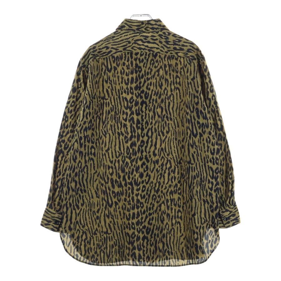 SAINT LAURENT PARIS レオパードシャツ 38 サンローラン SAINT LAURENT PARIS サンローランパリ 21AW レオパード柄 シルク