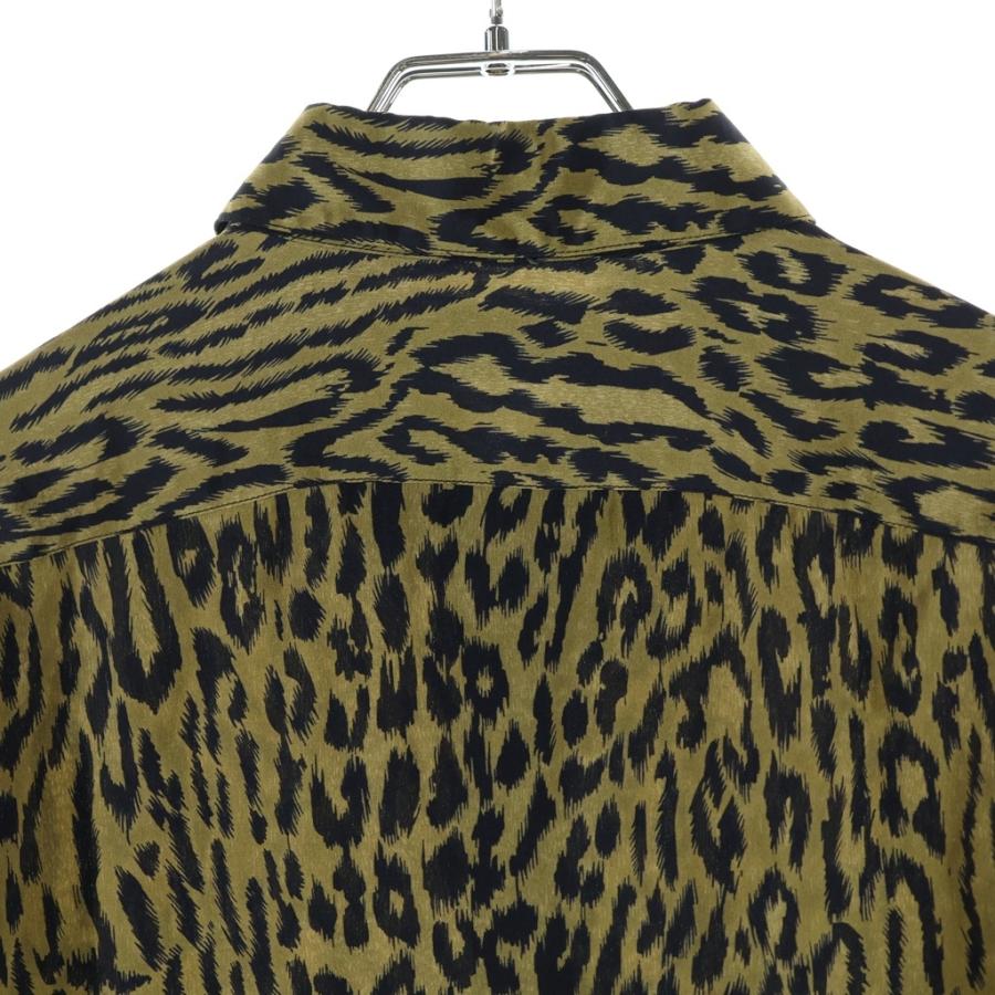 SAINT LAURENT PARIS サンローランパリ 21AW レオパード柄 シルク