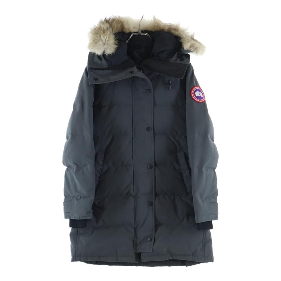 カナダグース 3802LA レディースS/P ファー付 ダウンコート ブラック CANADA GOOSE（カナダグース） SHELBURNE PARKA FF シェルバーン