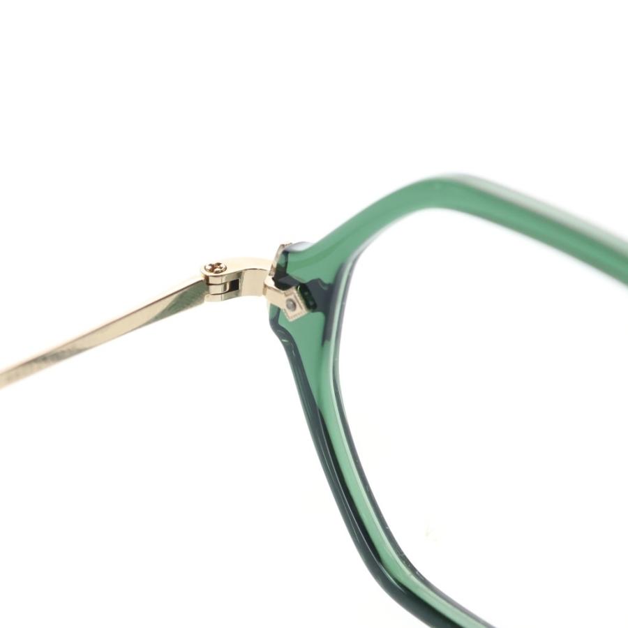アイヴァン　HEADS サングラス　クリアグリーン EYEVAN アイヴァン E-0518 オクタゴンフレーム クリア サングラス