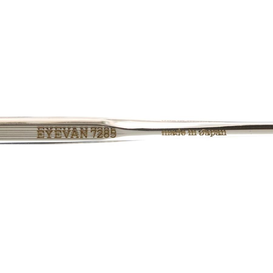 EYEVAN アイヴァン 7285 MODEL795 オーバルフレーム クリア カラー