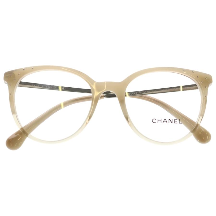 CHANEL シャネル サングラス マトラッセ キルティング ブラウン 正規品 CHANEL（シャネル） 3378-B-A ウェリントンフレーム クリア マトラッセ