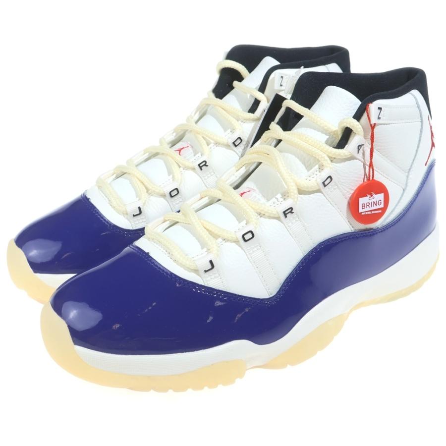 NIKE ナイキ AIR JORDAN 11 RETRO RARE AIR エアジョーダン 11 レトロ レアエア ミッドカットスニーカー ホワイト/ブルー US12/30cm IH0296-400 NIKE（ナイキ） AIR JORDAN 11 RETRO RARE AIR エアジョーダン 11