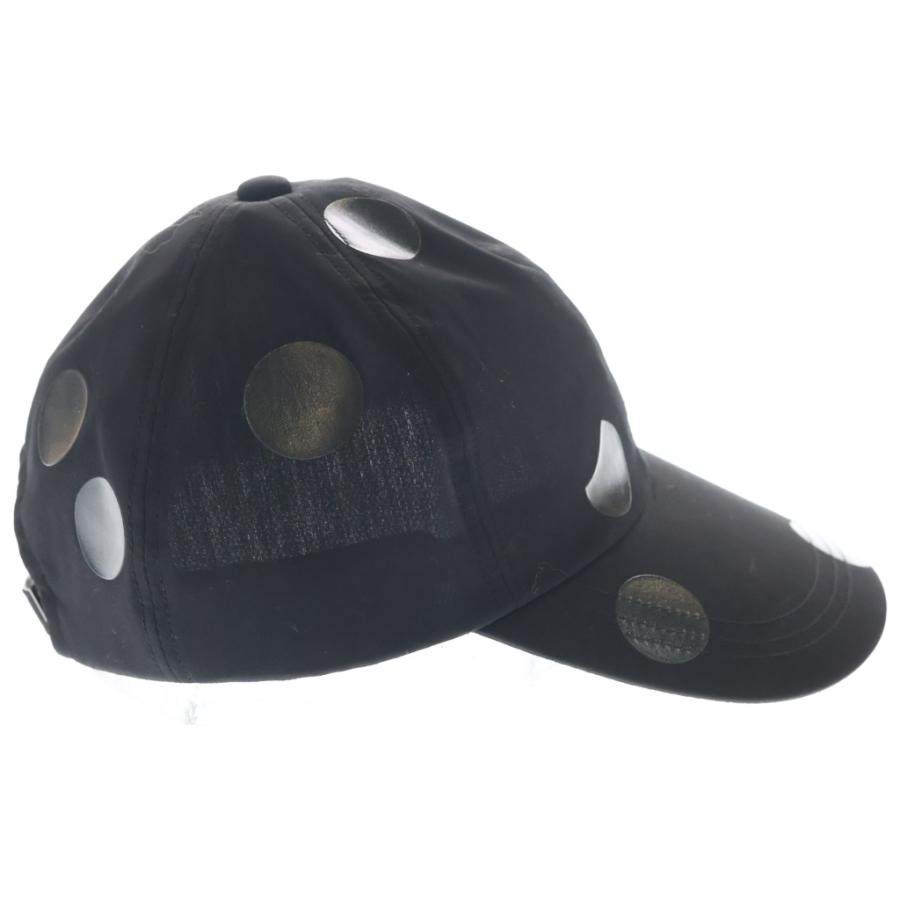 Y's（ワイズ） 26SS BLACK PRINT CAP ブラック ドットプリント ベース