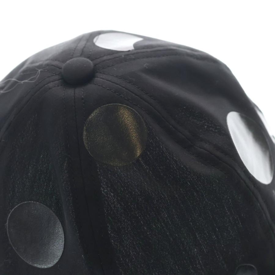 Y's（ワイズ） 26SS BLACK PRINT CAP ブラック ドットプリント ベース