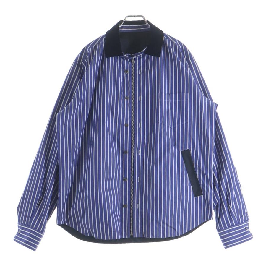 sacai（サカイ） 20SS Reversible Shirt Blouson リバーシブル ジップ