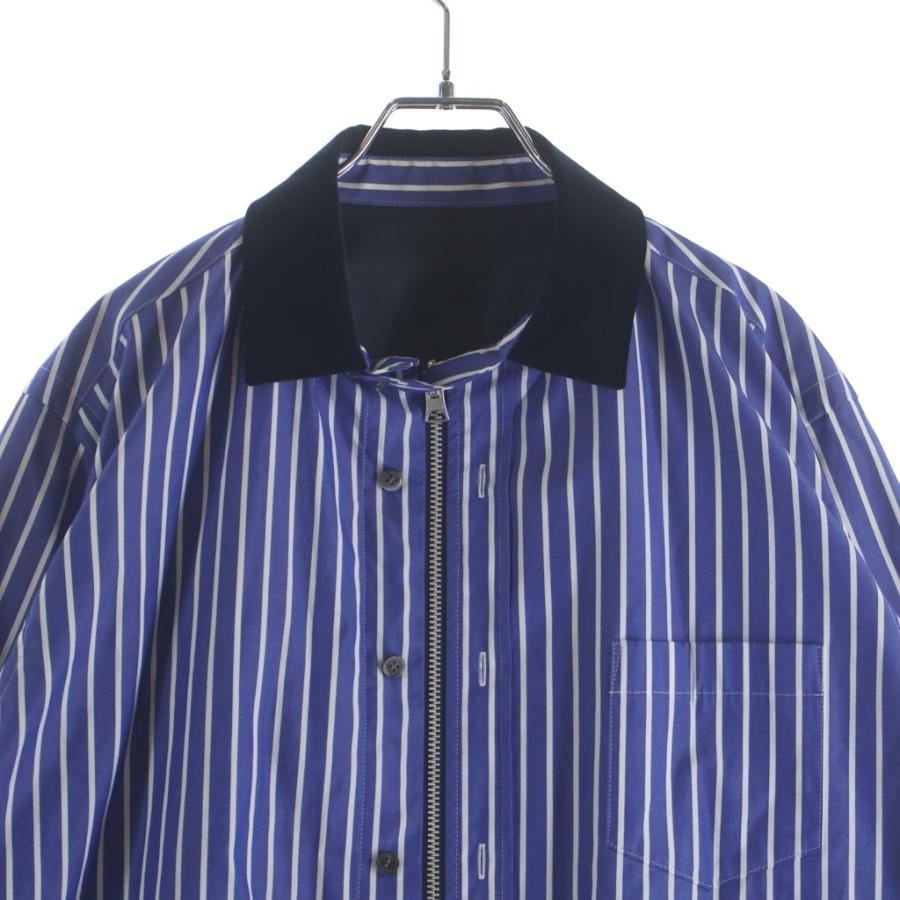 sacai（サカイ） 20SS Reversible Shirt Blouson リバーシブル ジップ