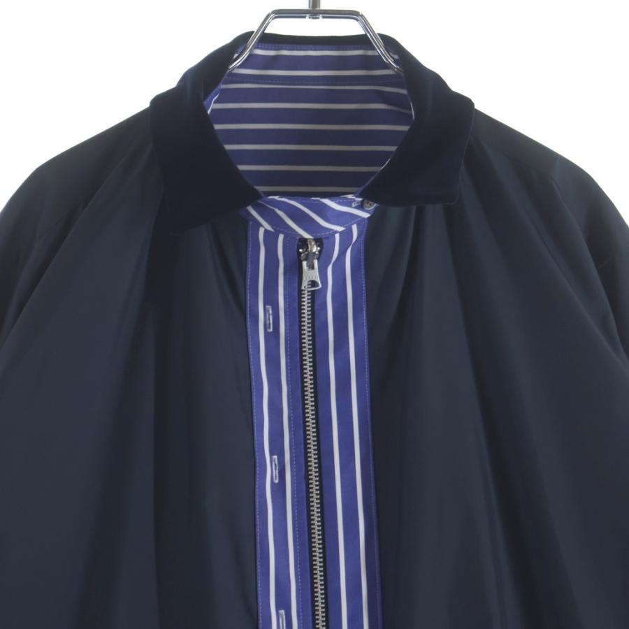 sacai（サカイ） 20SS Reversible Shirt Blouson リバーシブル ジップ