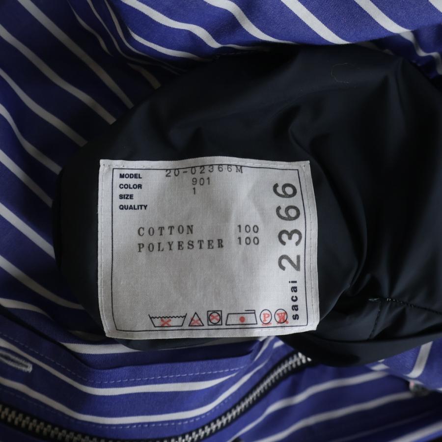 sacai（サカイ） 20SS Reversible Shirt Blouson リバーシブル ジップ