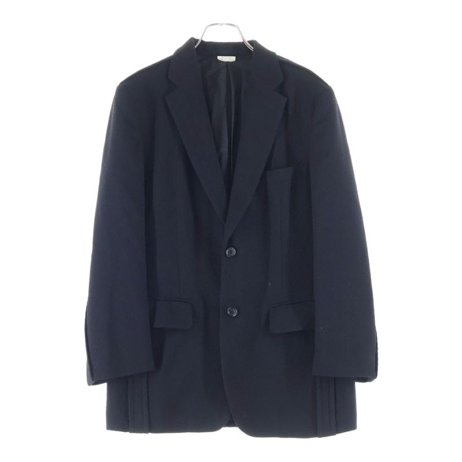 COMME des GARCONS HOMME DEUX コムデギャルソン オムドゥ 20AW AD2020 プリーツ ウール2Bテーラードジャケット ブラック DF-J035 COMME des GARCONS HOMME DEUX コムデギャルソン オムドゥ 20AW AD2020