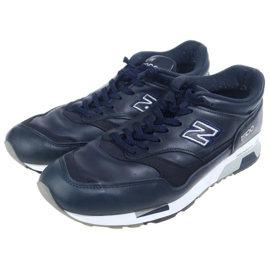 ニューバランス 27cm M1500NAV イングランド製 ネイビー スニーカー New Balance（ニューバランス） M1500NAV レザー ローカットスニーカー