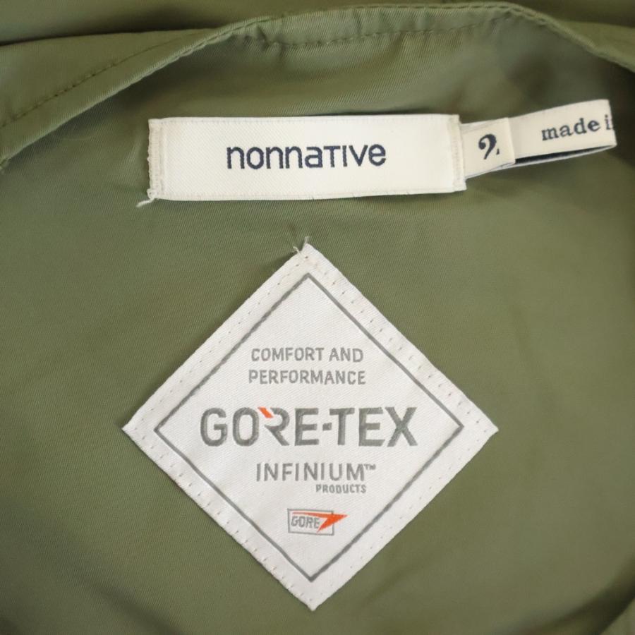nonnative（ノンネイティブ） TROOPER COAT NYLON TWILL WITH GORE-TEX