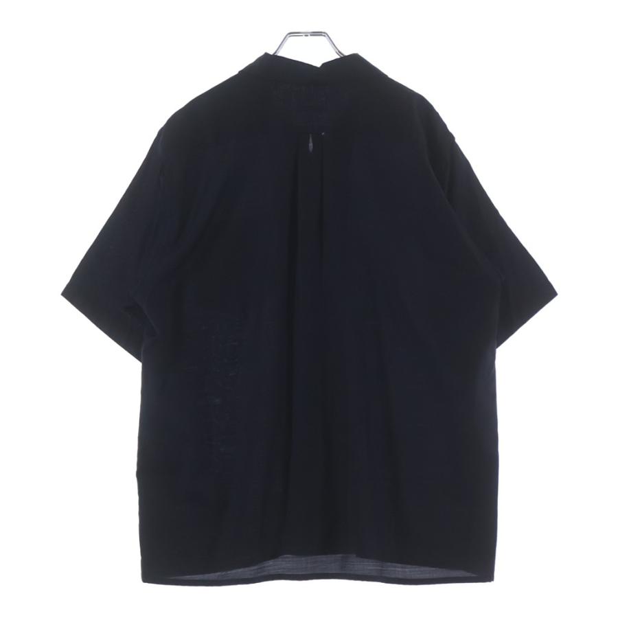 COMOLI コモリ Bshop 別注 シルクオープン カラーシャツ SIZE2 COMOLI（コモリ） 23SS シルク混 ウール 半袖 オープンカラーシャツ