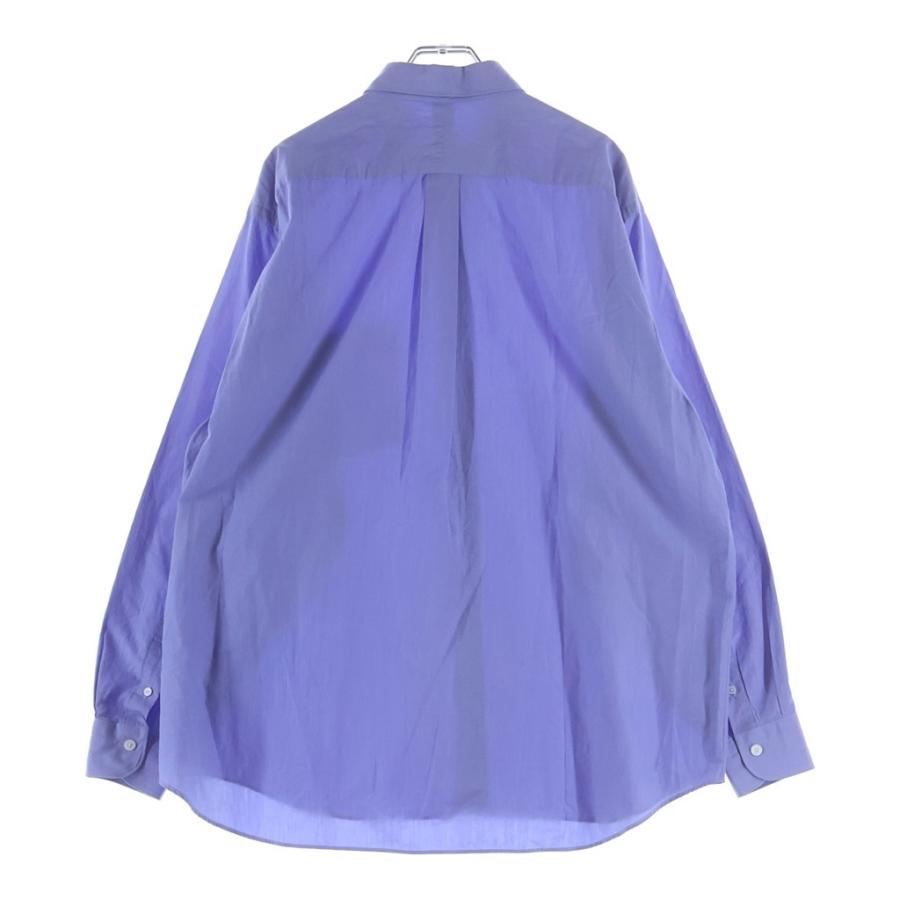 COMOLI（コモリ） 22AW コットン レギュラーカラー 長袖シャツ ブルー 