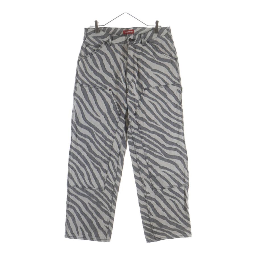 supreme パンツ　ゼブラ柄 Supreme（シュプリーム） 24SS Double Knee Painter Pant Zebra ゼブラ