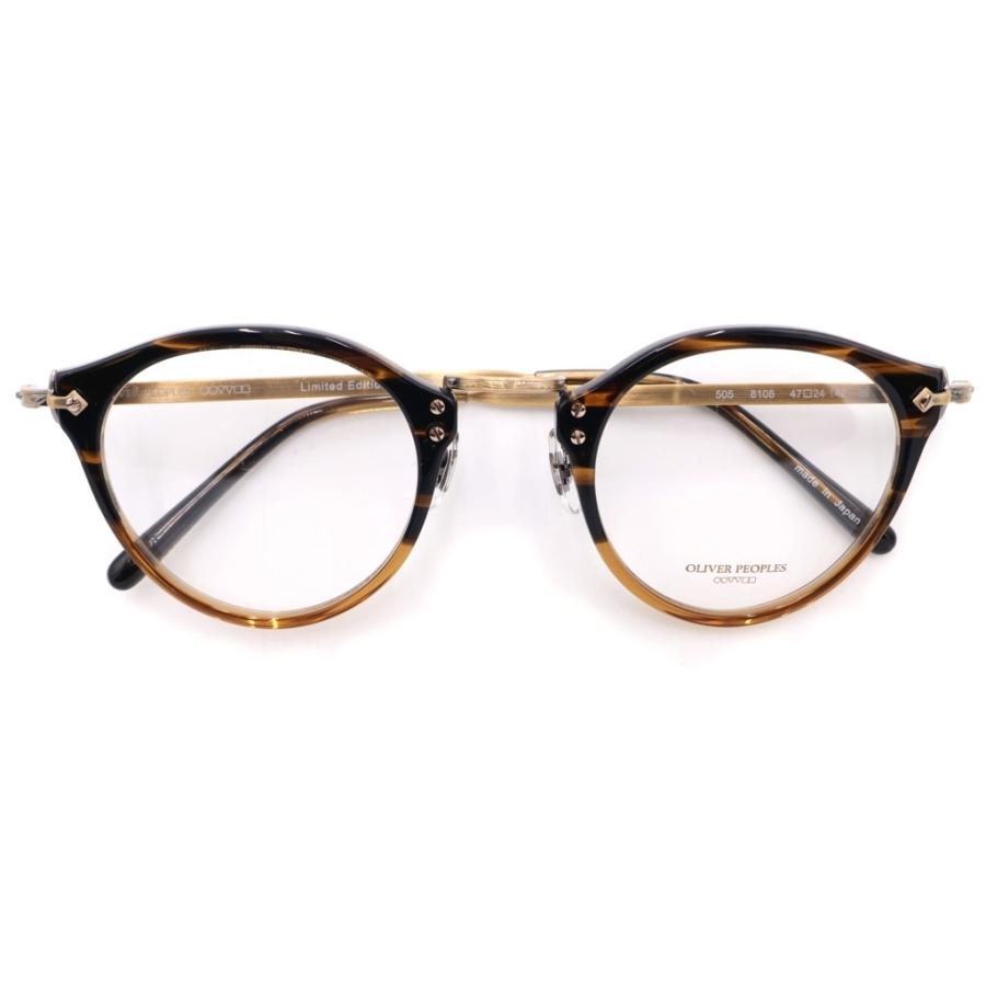 OLIVER PEOPLES（オリバーピープルズ） 505 8108 雅 彫刻デザイン