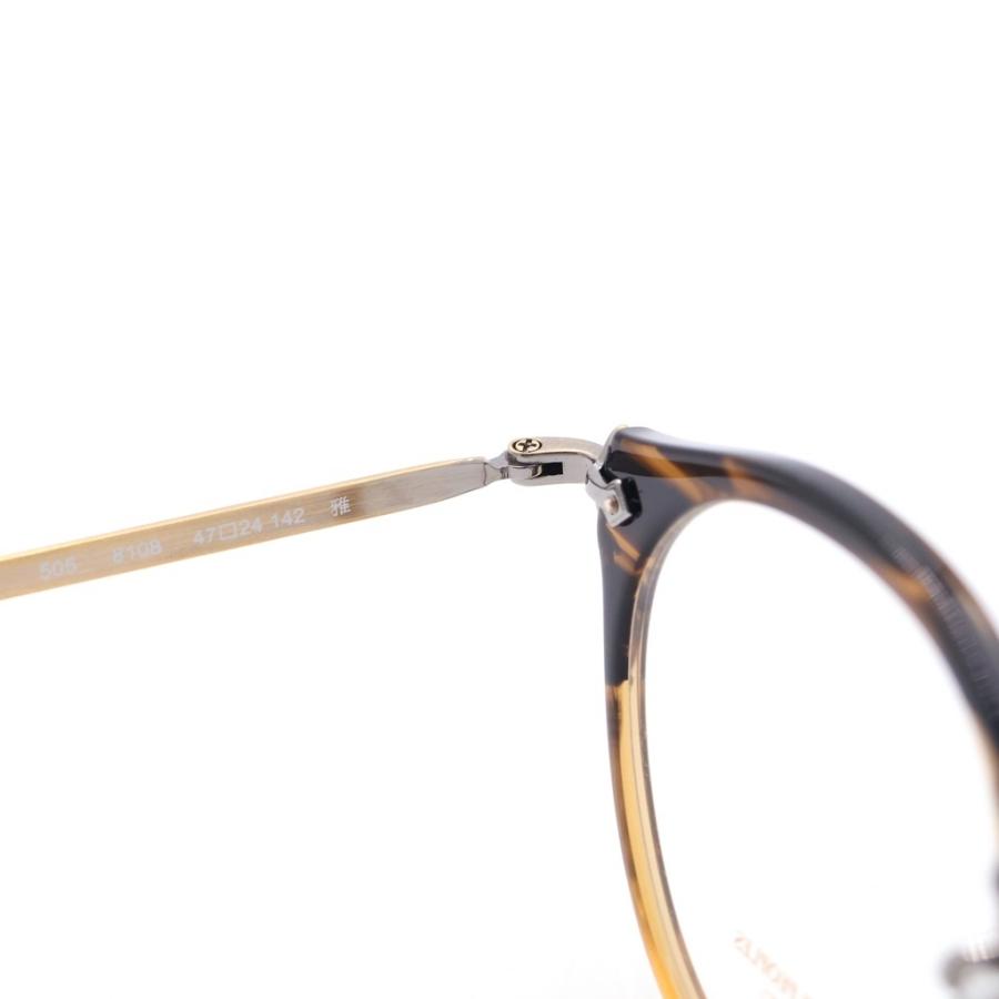 OLIVER PEOPLES（オリバーピープルズ） 505 8108 雅 彫刻デザイン