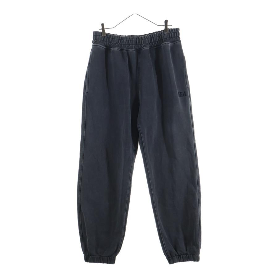 WIND AND SEA ウィンダンシー PIGMENT SWEAT PANTS サイドロゴ ピグメントダイ グレー WDS-ESS-24-Q3-PT-01 WIND AND SEA（ウィンダンシー） PIGMENT SWEAT PANTS サイドロゴ