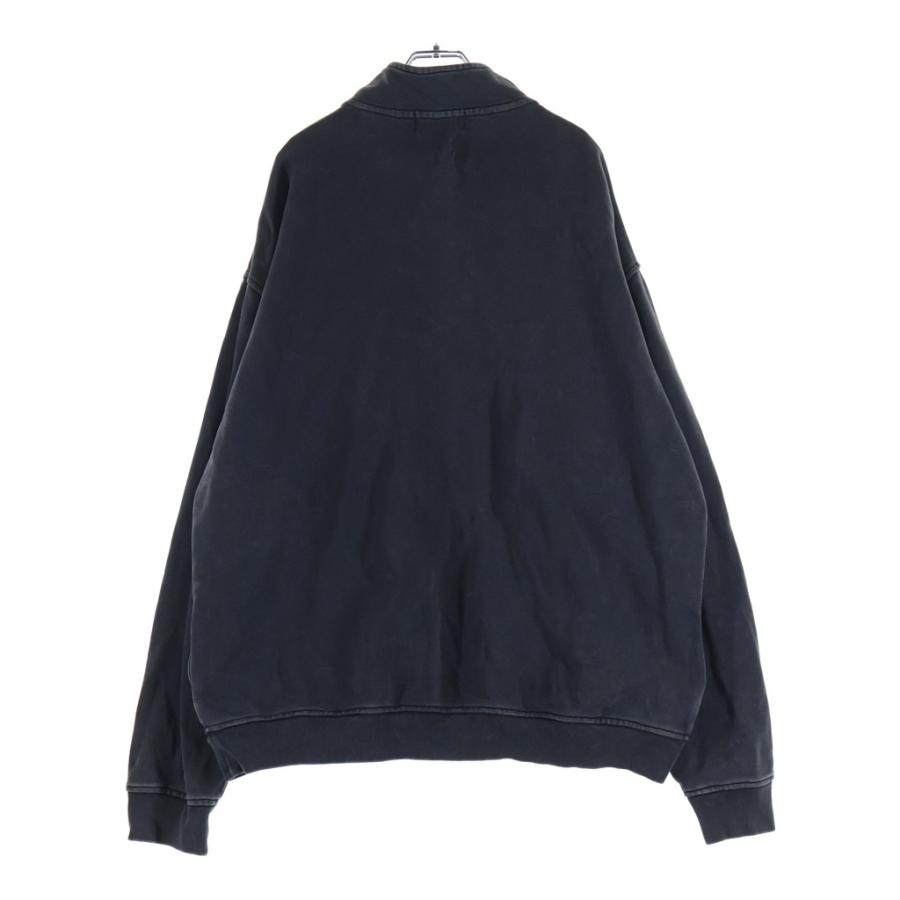 WIND AND SEA ウィンダンシー PIGMENT HALF ZIP SWEAT フロントロゴ刺繍 ピグメントダイ ハーフジップスウェットトレーナー グレー WDS-ESS-24-Q3-CS-01 WIND AND SEA（ウィンダンシー） PIGMENT HALF ZIP SWEAT フロントロゴ