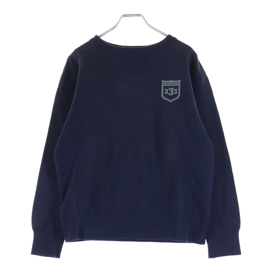 VINTAGE ヴィンテージ 50-60S ナス紺 V字ガゼット クルーネック